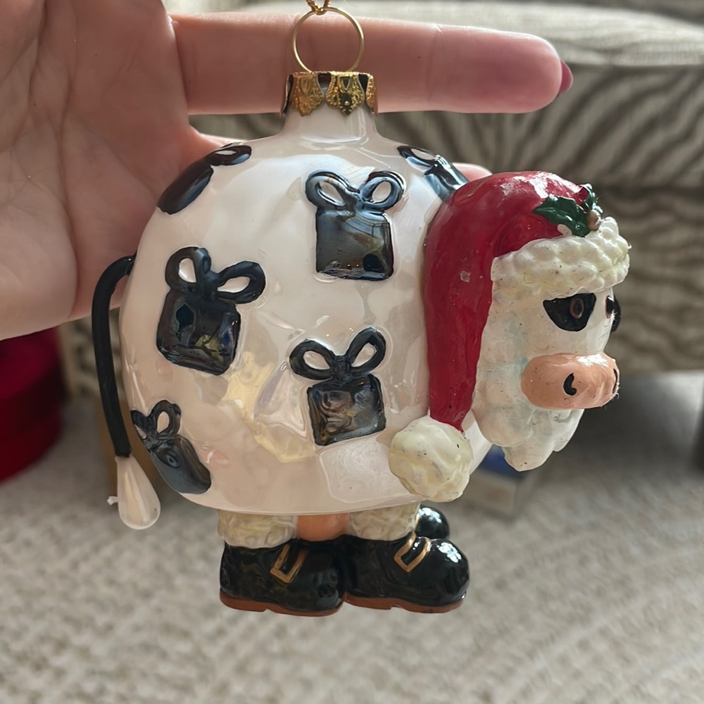 🎄🎄 Beautiful Christmas Sheep 🐑❤️🎄Ornament 🎄